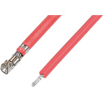 Molex Female PicoBlade to Unterminated Crimped Wire, 300mm, 0.08mm², Red