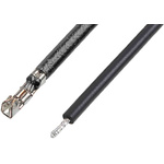 Molex Female PicoBlade to Unterminated Crimped Wire, 150mm, 0.08mm², Black