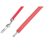 Molex Male PicoBlade to Unterminated Crimped Wire, 75mm, 0.14mm², Red