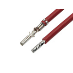 Molex Female Micro-Fit 3.0 to Unterminated Crimped Wire, 450mm, 0.34mm², Red