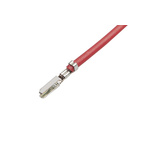 Molex Male CLIK-Mate to Male CLIK-Mate Crimped Wire, 450mm, 0.25mm², Red