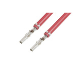 Molex Male Mini-Fit Jr. to Male Mini-Fit Jr. Crimped Wire, 75mm, 1.5mm², Red
