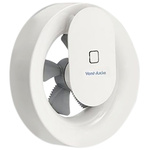 Vent-Axia Lo-Carbon Svara Round Wall Mounted, Window Mounted Extractor Fan, 17 → 20dB(A)
