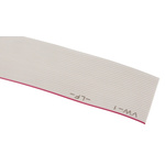 RS PRO Flat Ribbon Cable, 25-Way, 1.27mm Pitch, 30m Length