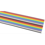 3M 3302 Series Flat Ribbon Cable, 34-Way, 1.27mm Pitch, 30m Length