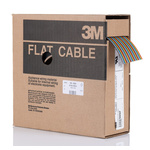 3M 3302 Series Flat Ribbon Cable, 50-Way, 1.27mm Pitch, 30m Length