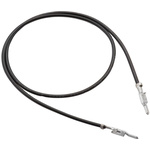 Wurth Elektronik Female WR-MPC4 to Male WR-MPC4 Crimped Wire, 150mm, 0.205 mm², 24AWG, Black
