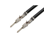 Molex Male Micro-Fit 3.0 to Male Micro-Fit 3.0 Crimped Wire, 300mm, 0.75mm², Black