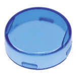 Panel Mount Indicator Lens Round Style, Blue, 16mm diameter