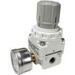 Vacuum regulator 10 series,single sided connections with 6mm one touch fitting