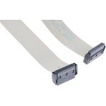 ERNI Flat Ribbon Cable, 26-Way, 1.27mm Pitch, 300mm Length, AU IDC to IDC