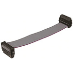 HARTING Har-Flex Series Flat Ribbon Cable, 12-Way, 0.635mm Pitch, 100mm Length, Har-Flex IDC to Har-Flex IDC