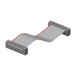 Samtec FFSD Series Flat Ribbon Cable, 20-Way, 1.27mm Pitch, 250mm Length, Tiger Eye IDC to Tiger Eye IDC