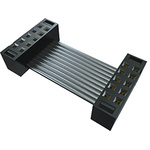 Samtec TCSD Series Flat IDC Socket Cable Assembly, 2mm Pitch, 304.8mm Length, Tiger Eye IDC to Tiger Eye IDC