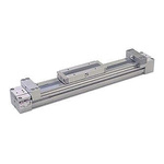 SMC Double Acting Rodless Pneumatic Cylinder 550mm Stroke, 20mm Bore