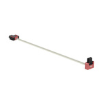 ERNI 2 Series Ribbon Cable Assembly, 100mm Length, SFX IDC to AFU IDC