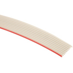 Harting Flat Ribbon Cable, 10-Way, 1.27mm Pitch, 30m Length