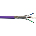 CAE Multimedia Connect Purple LSZH Cat7 Cable S/FTP, 250m Unterminated/Unterminated
