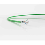 Lapp Green Polyurethane Cat7 Cable S/FTP, 100m Unterminated/Unterminated