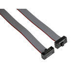 Samtec FFSD Series Flat Ribbon Cable, 10-Way, 1.27mm Pitch, 304.8mm Length, Tiger Eye IDC to Tiger Eye IDC