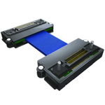 Samtec HQCD Series Ribbon Cable, 50.8mm Length, Q Strip IDC to Q Strip IDC