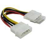 RS PRO Male 4 Pin Molex Male 4 Pin Molex x 2 Wire to Board Cable
