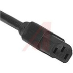 Power Cord; 10 A; SVT; 6 ft. 7 in.; 0.27 in. (Outer); 1250 W; 125 V; Black