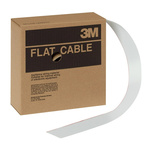 3M 3801 Series Flat Ribbon Cable, 40-Way, 1.27mm Pitch, 30.48m Length, IDC to IDC