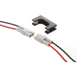 EDAC 2 Way Male 520 Unterminated Wire to Board Cable, 1m