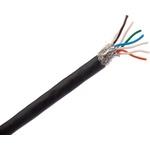 Belden Black PUR Cat7 Cable S/FTP, 305m Unterminated/Unterminated