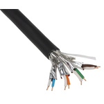 Belden Black PUR Cat7 Cable S/FTP, 305m Unterminated/Unterminated