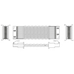 Samtec 15 Way Female Tiger Eye SFSD to 30 Way Female Tiger Eye SFSD Wire to Board Cable, 120mm