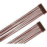 JST 10 Way Female XSR to 10 Way Female XSR Wire to Board Cable, 0.5m
