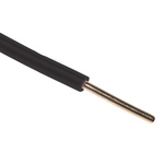 RS PRO Black RIGID BU Tri-rated Cable, 1.5 mm² CSA, 600 V, 20 A, 100m