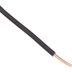 RS PRO Black RIGID BU Tri-rated Cable, 2.5 mm² CSA, 600 V, 28 A, 100m