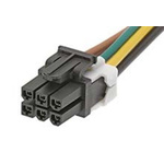 Molex 6 Way Female Mini-Fit TPA2 to 6 Way Female Mini-Fit TPA2 Wire to Board Cable, 300mm