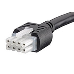 Molex 8 Way Female Mini-Fit Jr. to 8 Way Female Mini-Fit Jr. Wire to Board Cable, 1m