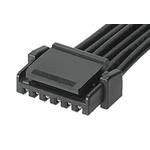 Molex 6 Way Female Micro-Lock Plus to 6 Way Female Micro-Lock Plus Wire to Board Cable, 100mm