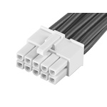 Molex 10 Way Female Mini-Fit Jr. to 10 Way Female Mini-Fit Jr. Wire to Board Cable, 300mm