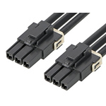 Molex 3 Way Female Mega-Fit to 3 Way Female Mega-Fit Wire to Board Cable, 300mm