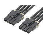 Molex 4 Way Female Mega-Fit to 4 Way Female Mega-Fit Wire to Board Cable, 600mm