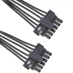 Molex 6 Way Female Micro-Fit TPA to 6 Way Female Micro-Fit TPA Wire to Board Cable, 150mm