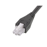 Molex 3 Way Female Mini-Fit Jr. Unterminated Wire to Board Cable, 500mm