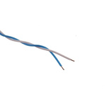 Decelect 1 Pairs 100m 2 Core Telephone Cable, Unshielded Blue/White Sheath 100 V