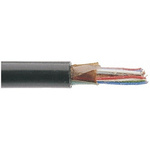 RS PRO 10 Pairs 100m CW1128 20 Core Telephone Cable Black Sheath 240 V
