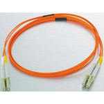 RS PRO OM1 Multi Mode Fibre Optic Cable LC to LC 62.5/125μm 3m