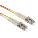 RS PRO OM2 Multi Mode Fibre Optic Cable LC to LC 50/125μm 1m
