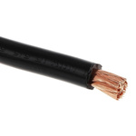 RS PRO Black Tri-rated Cable, 25 mm² CSA, 600 V, 136 A, 100m
