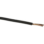 RS PRO Black FLEXIBLE BK Tri-rated Cable, 2.5 mm² CSA, 1 kV, 25m