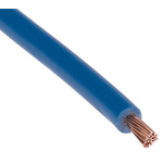 RS PRO Blue FLEXIBLE BK Tri-rated Cable, 1.5 mm² CSA, 1 kV, 100m